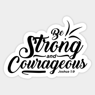 Joshua 1:9 Sticker